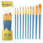 10 Piece Paint Brush Set Nylon Hair Artist Painting Brushes for Watercolor Acrylic Oil