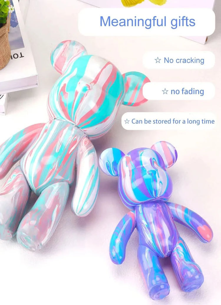 DIY Fluid Bear Graffiti Sculpture Art Kit