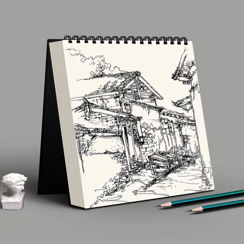 30-Sheet Spiral Sketchbook – Thick Acid-Free Drawing Paper