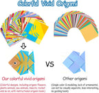 Origami Paper Craft Kit for Kids & Beginners – 96 Colorful Sheets