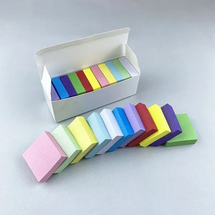 11-Piece Fluorescent Sticky Notes & Memo Pads Set