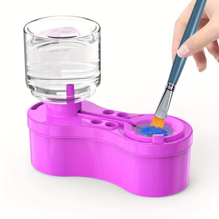Painting Supplies Set with Brush Holder & Mixing Palette