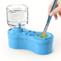 Painting Supplies Set with Brush Holder & Mixing Palette