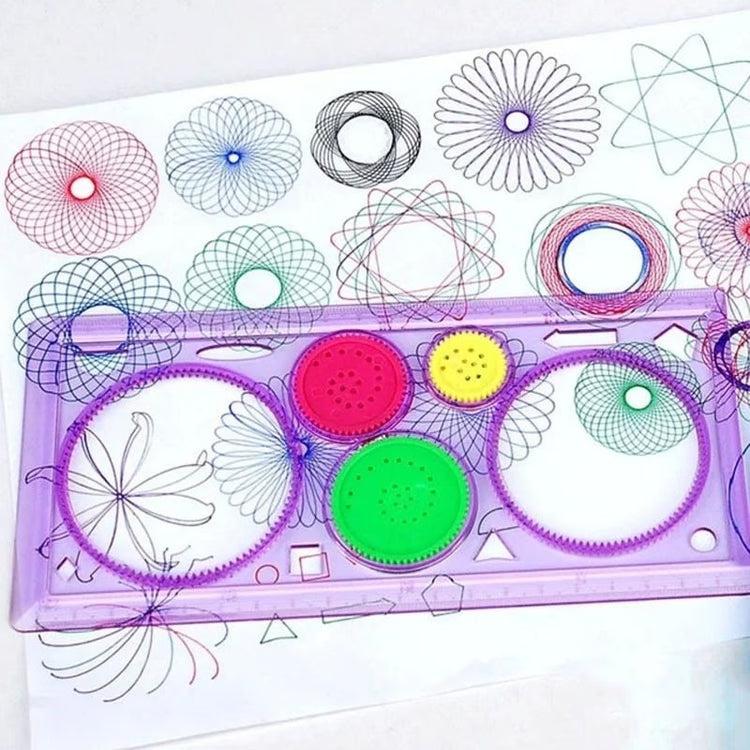 Multifunctional Geometry Ruler & Drawing Template