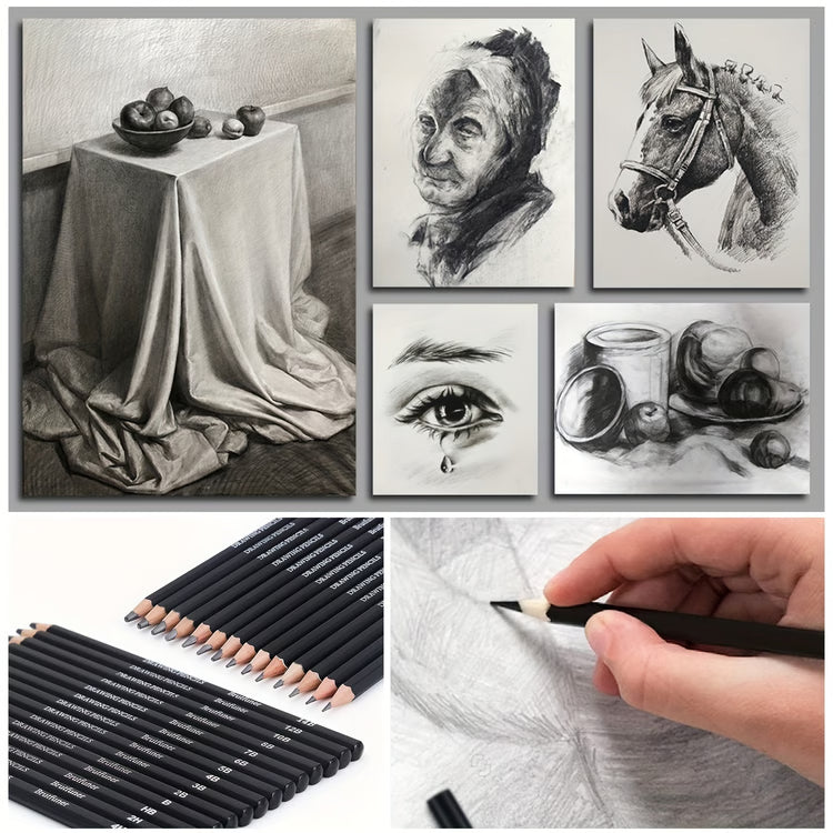 29-Piece Professional Drawing & Sketching Art Kit