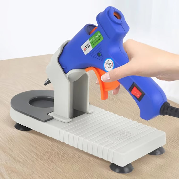 Plastic Hot Glue Gun Holder Tools, Hot Melt Glue Gun Base Stand, DIY Repair Organizer Storage Rack for Home Use