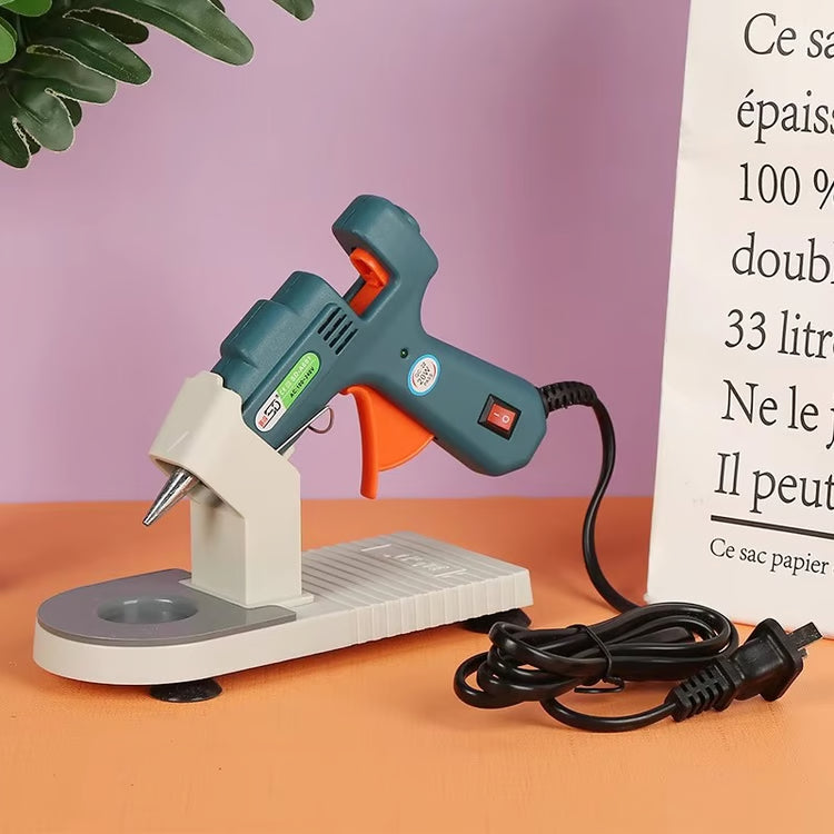 Plastic Hot Glue Gun Holder Tools, Hot Melt Glue Gun Base Stand, DIY Repair Organizer Storage Rack for Home Use