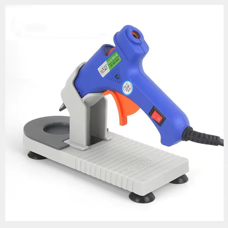 Plastic Hot Glue Gun Holder Tools, Hot Melt Glue Gun Base Stand, DIY Repair Organizer Storage Rack for Home Use