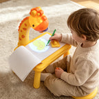Kids Drawing Projector LED Drawing Board Educational Art Desk for Creative Learning