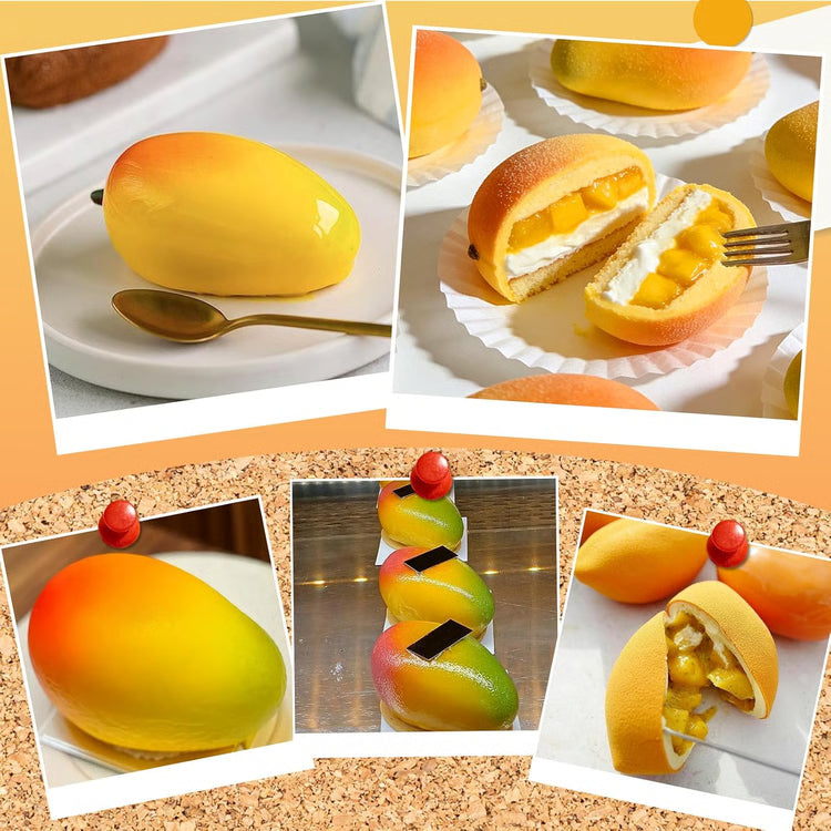 Cavity Silicone Cake Mold for Fruit Pudding & Mango Desserts